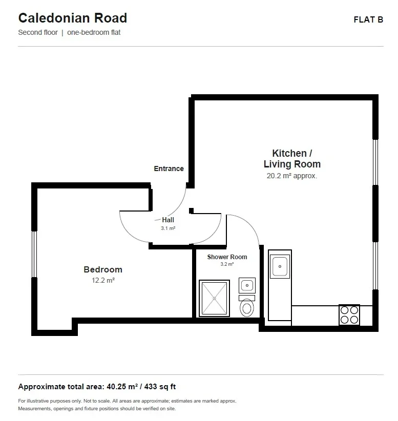 Flat Caledonian Road in Greater London
