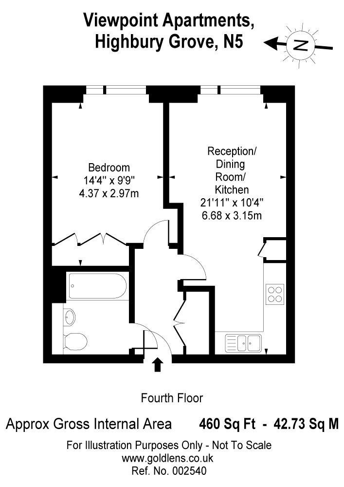 Flat Petherton Road in Greater London