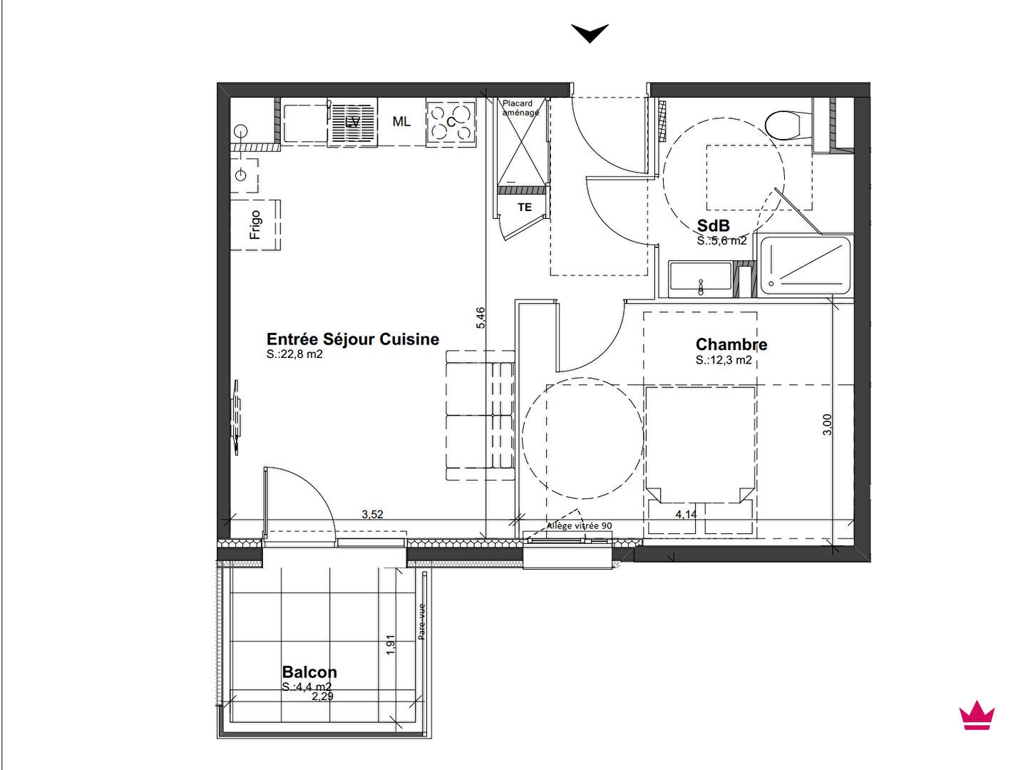 Flat Rue du Docteur Gallavardin in Saint-Priest