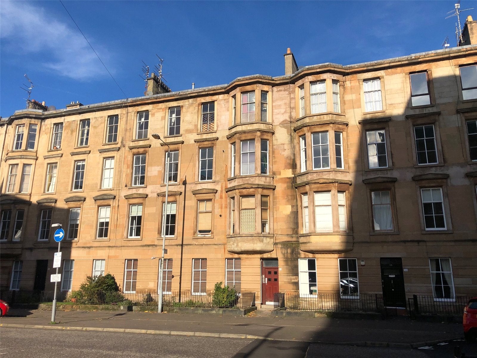 Flat Kent Road in Glasgow