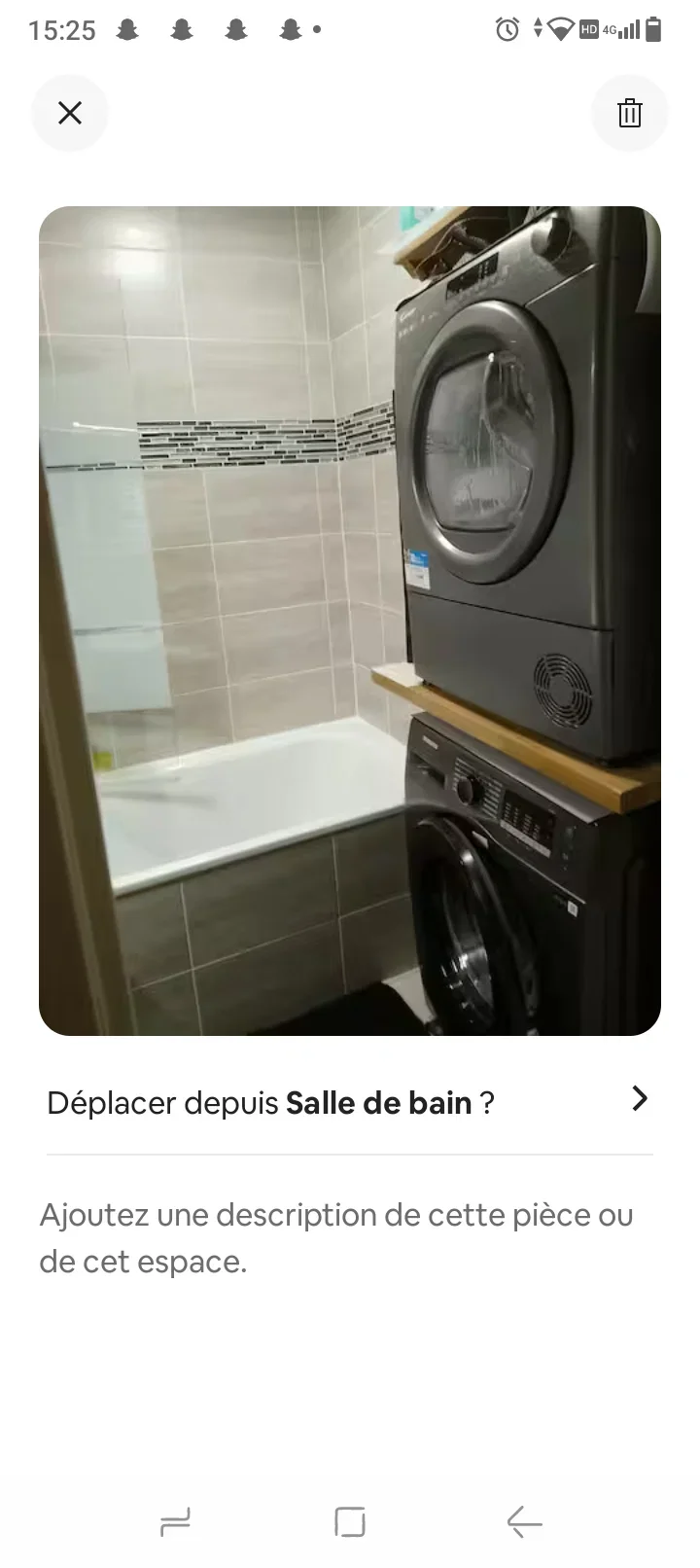 Chambre Quai du Maréchal Joffre à Courbevoie