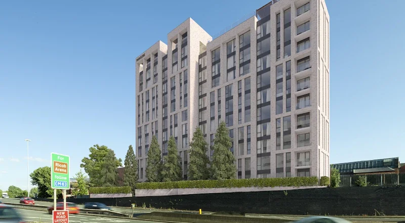 Flat Parkside in Coventry