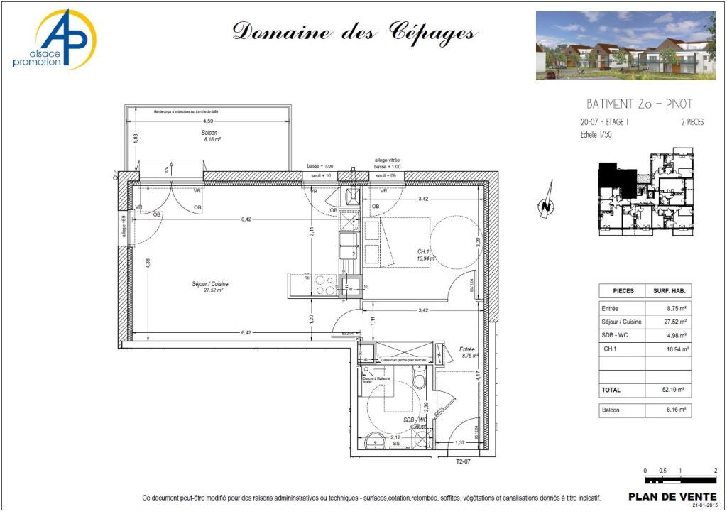 Appartement Rue Du Pinot à Colmar