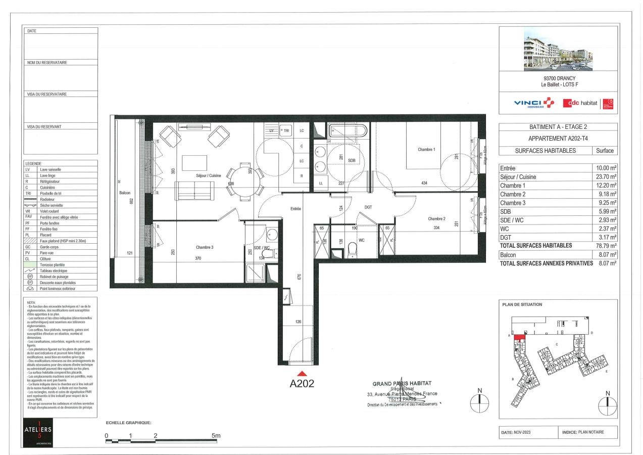 Appartement Avenue Marceau à Drancy