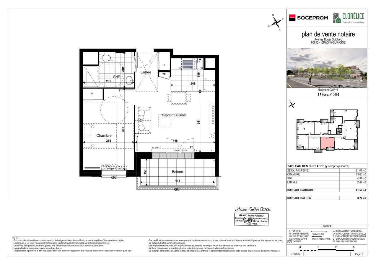 Appartement D 984 à Éragny-sur-Oise