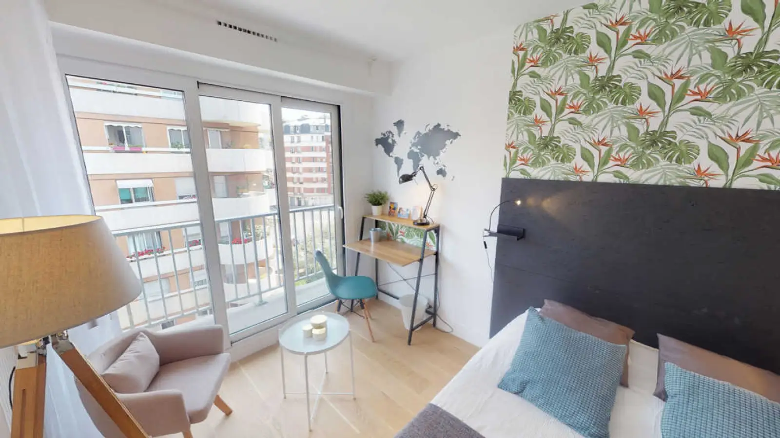 Chambre Rue des Morillons à Paris