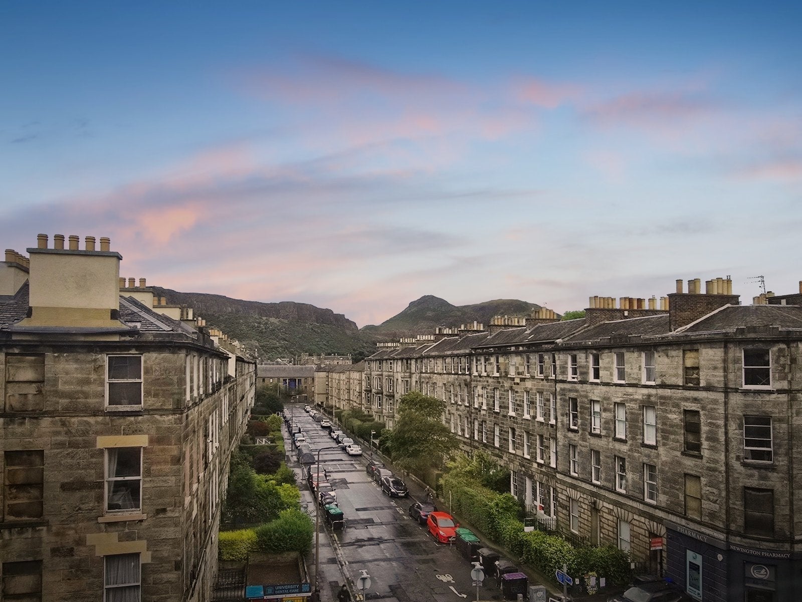 House Clerk Street in City of Edinburgh