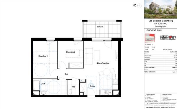 Flat Rue Clemenceau in Schiltigheim
