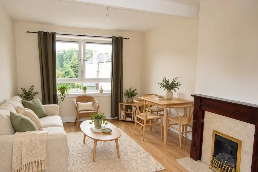 Flat Stenhouse Avenue in City of Edinburgh