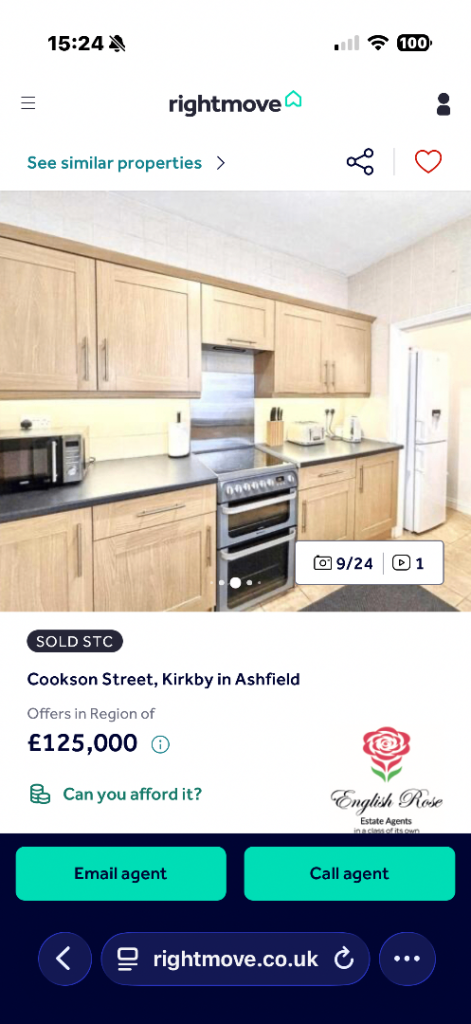 Flat Cookson Street in Ashfield