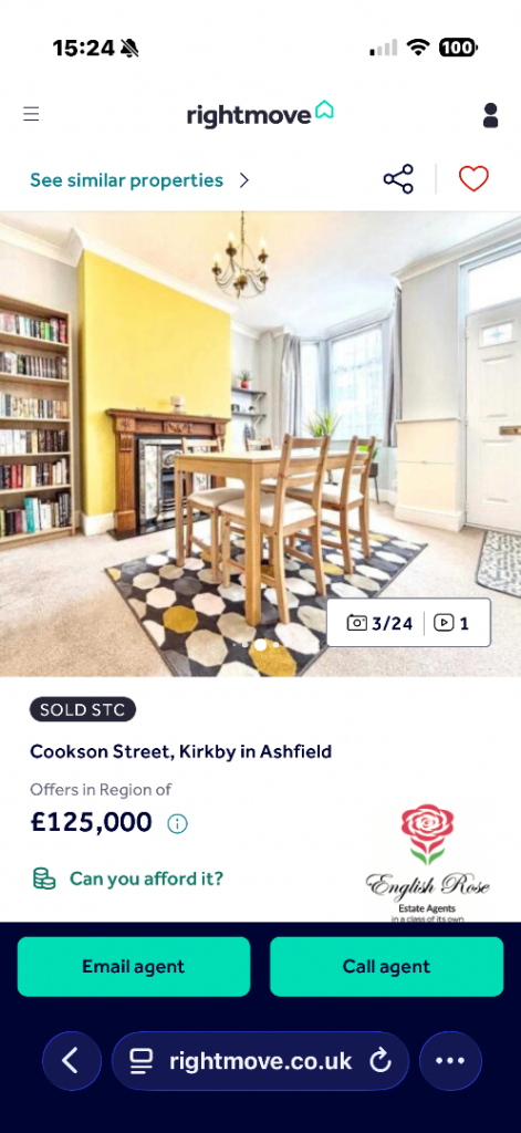 Flat Cookson Street in Ashfield