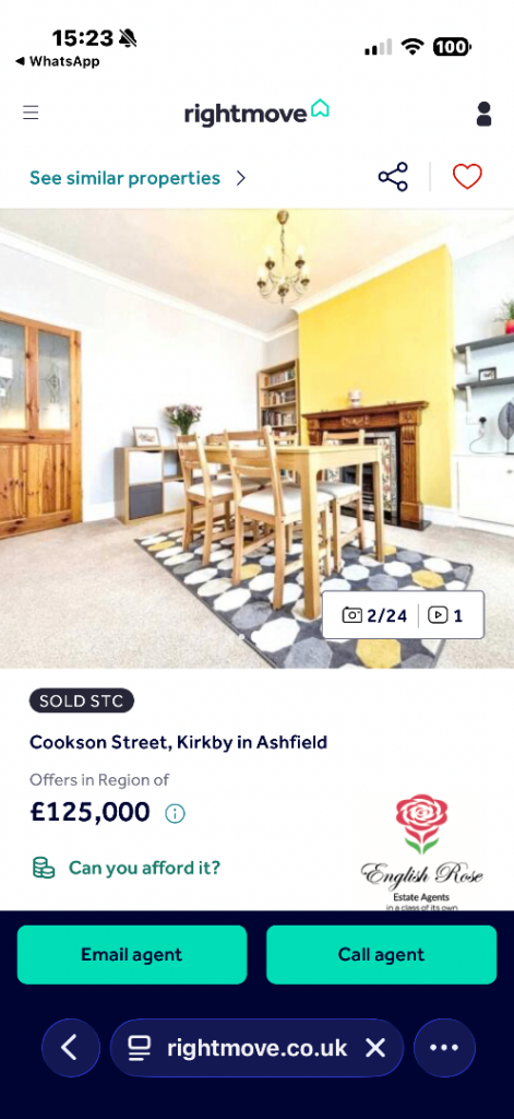 Flat Cookson Street in Ashfield