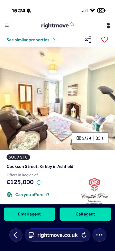 Flat Cookson Street in Ashfield