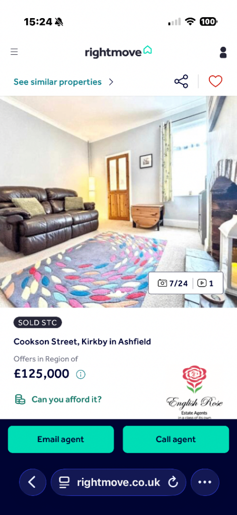 Flat Cookson Street in Ashfield