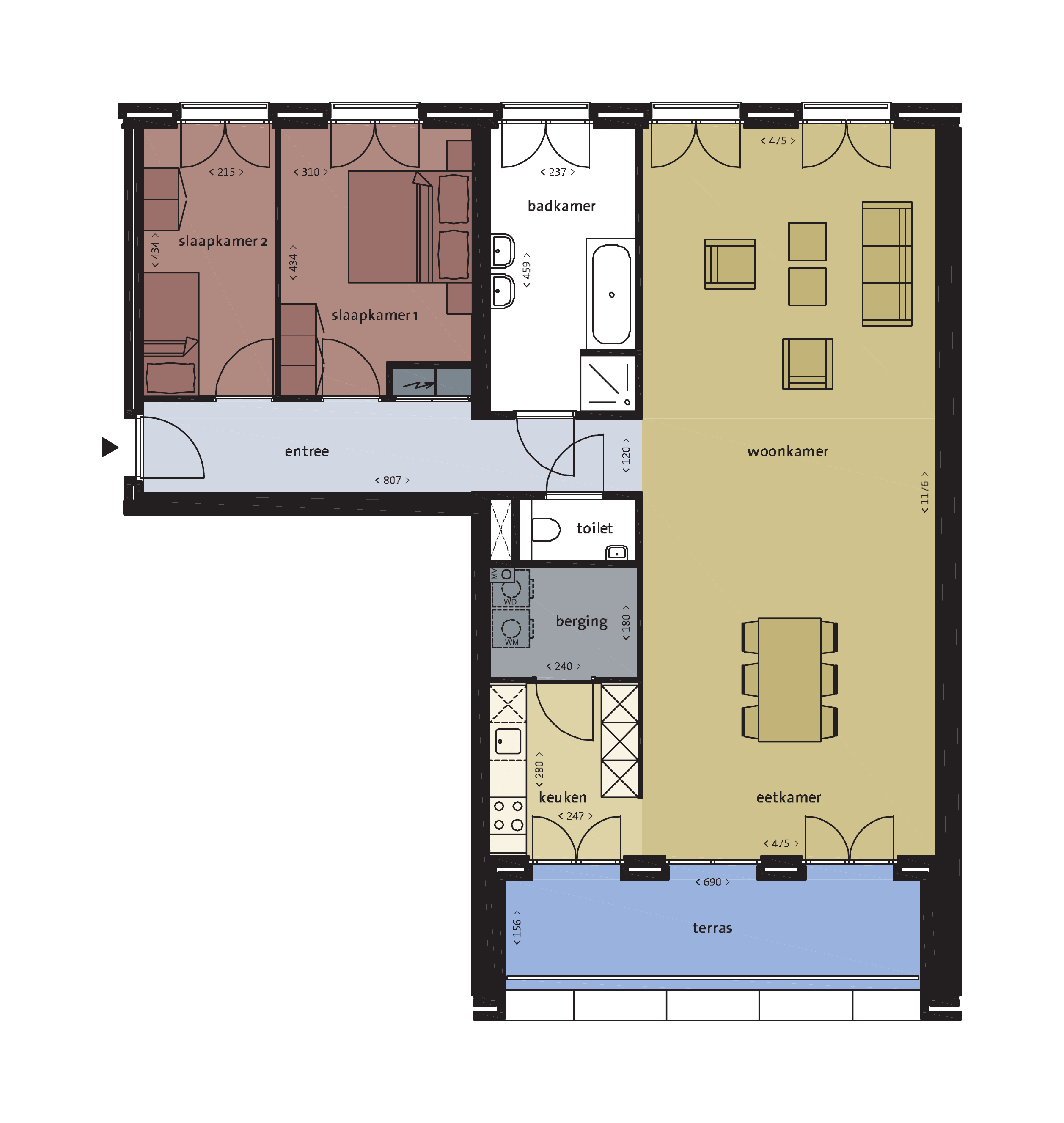 Appartement Bert Haanstrakade 64 in Amsterdam