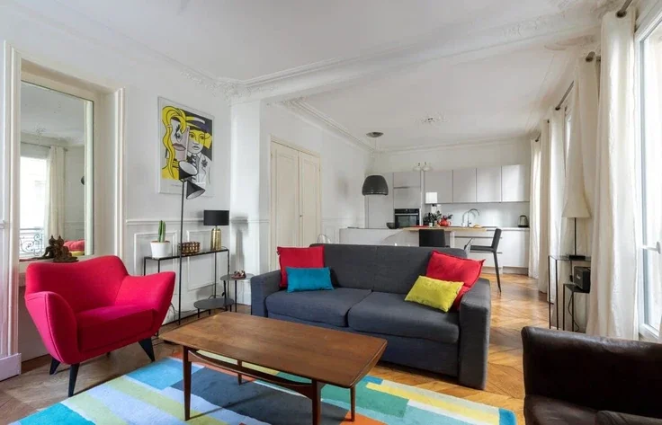 Flat Rue de Monceau in Paris