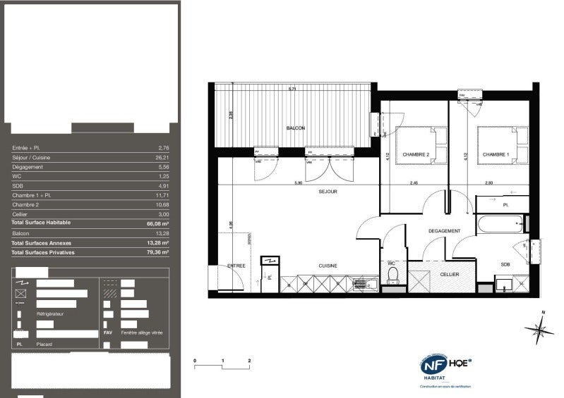 Flat Rue Jacques Guignard in Pibrac
