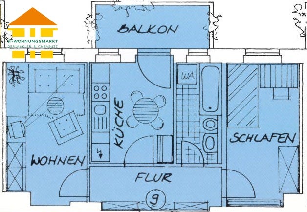 Wohnung Helmholtzstraße in Chemnitz