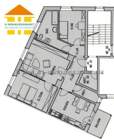 Wohnung Carl-von-Ossietzky-Straße in Chemnitz