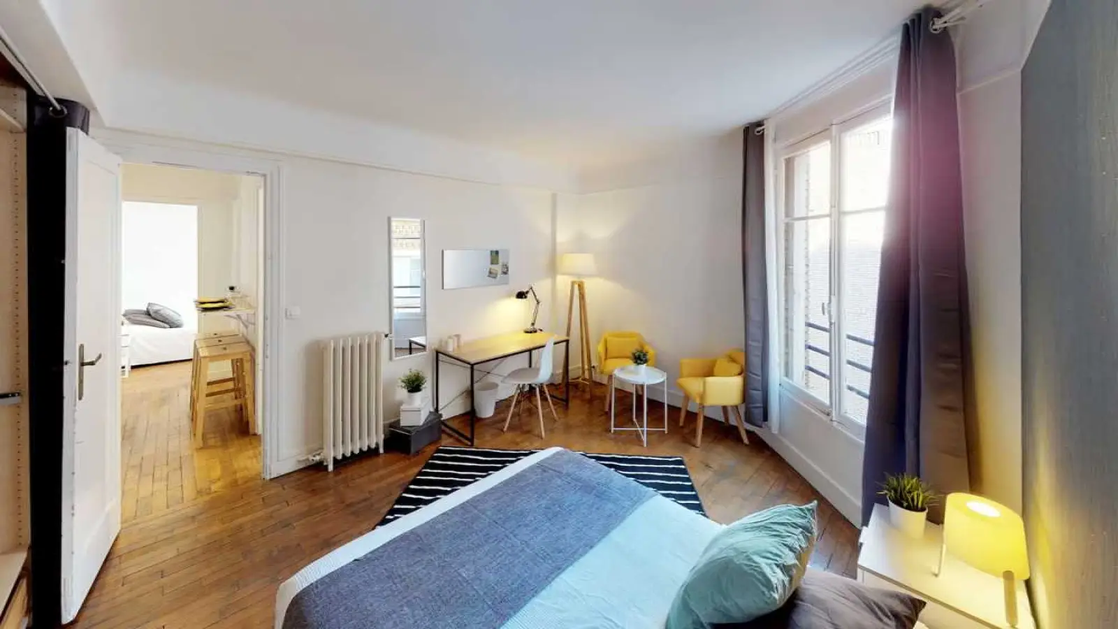 Chambre Avenue de Saxe à Paris