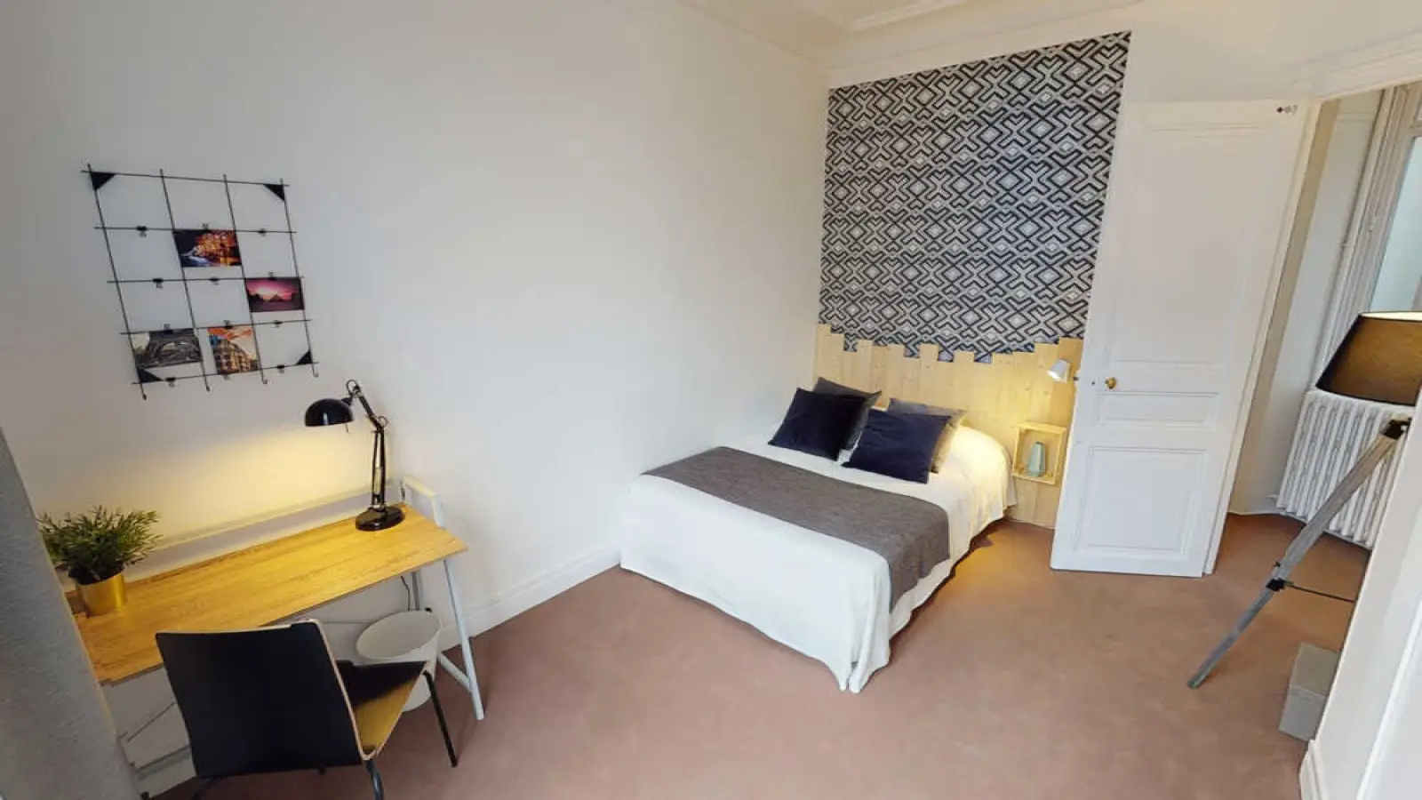 Chambre Boulevard Malesherbes à Paris