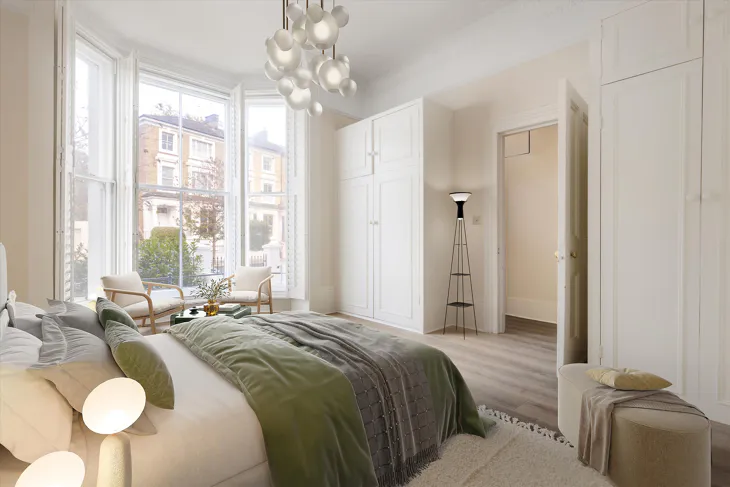 Flat Warwick Gardens in Greater London