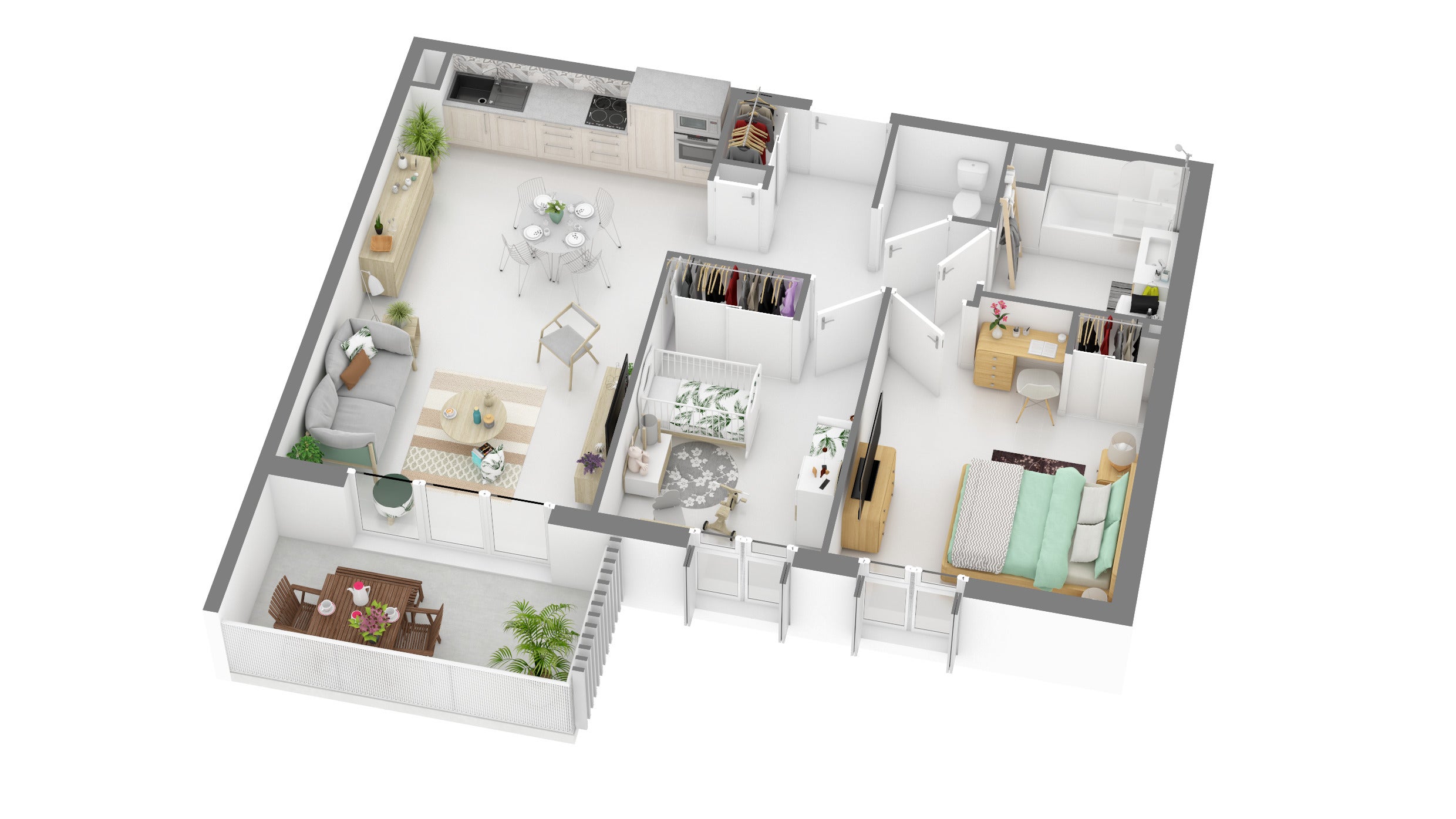Appartement Rue Edmond Poupé à Draguignan