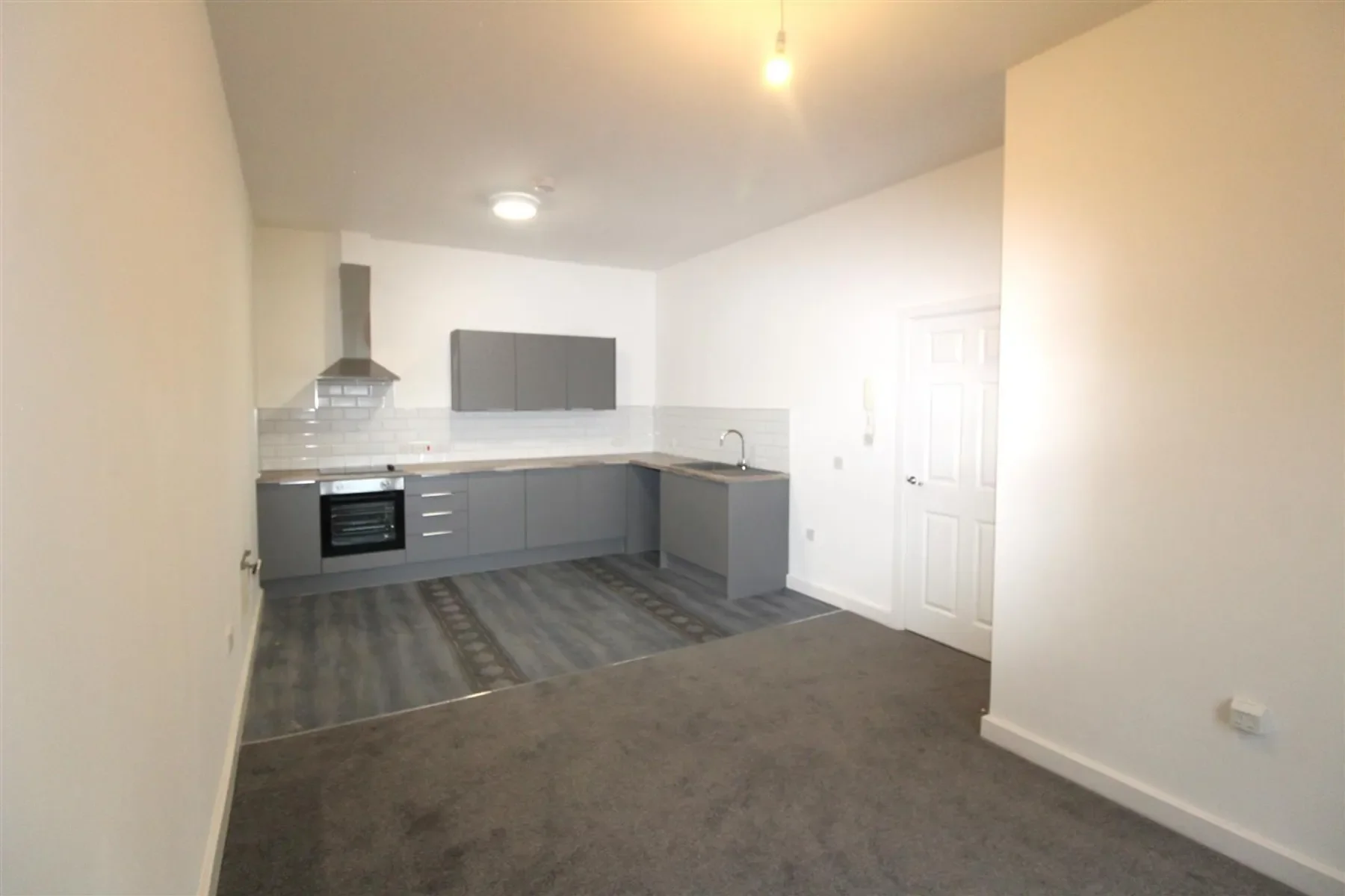 Flat Wallsend Road in North Tyneside