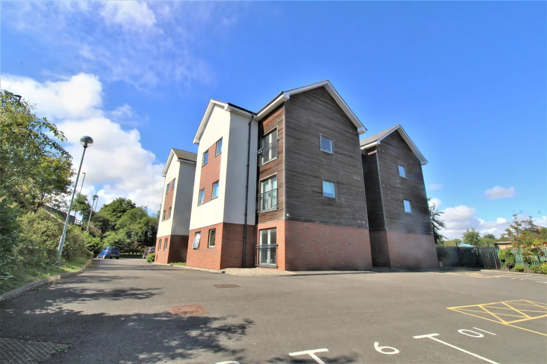 Flat Wallsend Road in North Tyneside