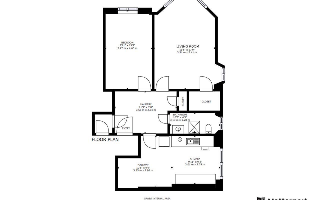 Flat Westclyffe Street in Glasgow