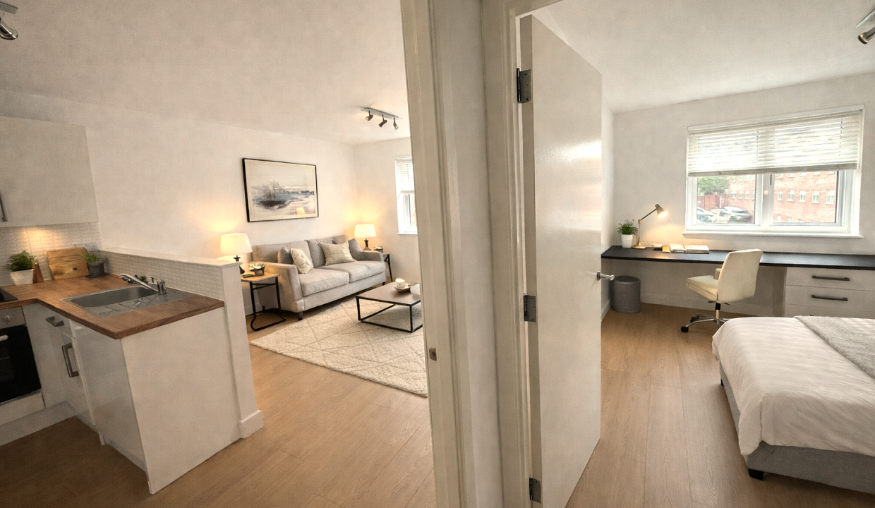 Flat Sandhurst Road in Leicester