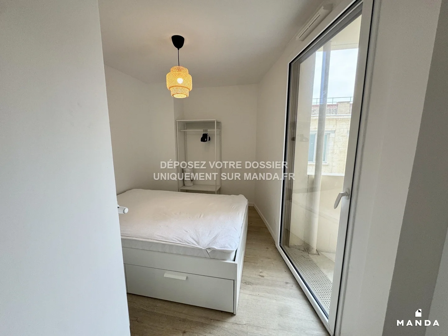 Chambre Rue de la Compagnie du Midi à Bordeaux