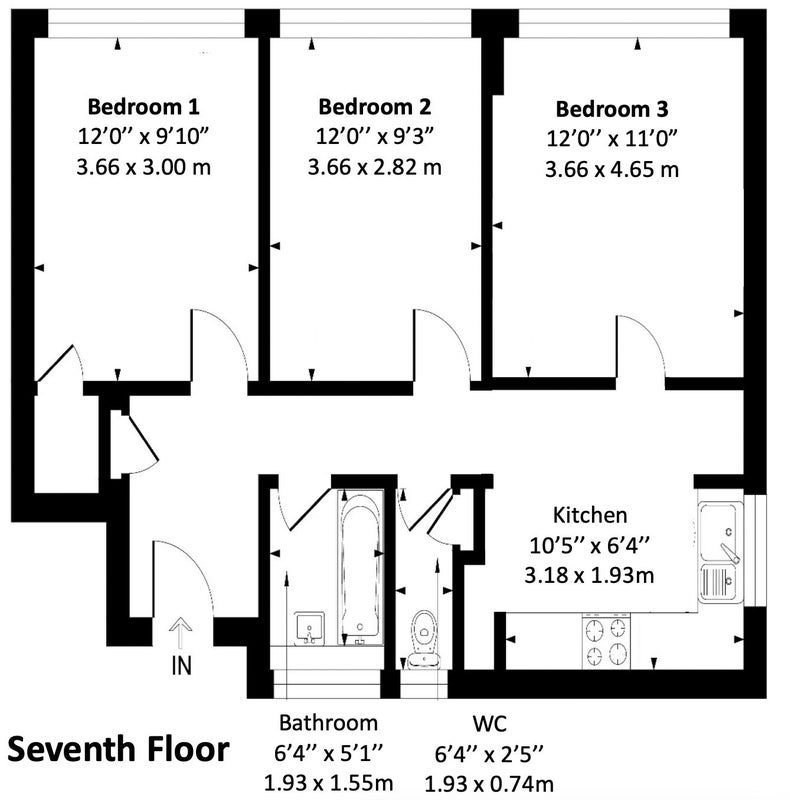 Room Buckland Street in Greater London