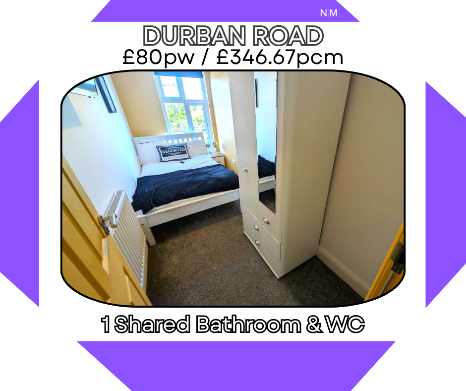 Room Durban Road in Grimsby