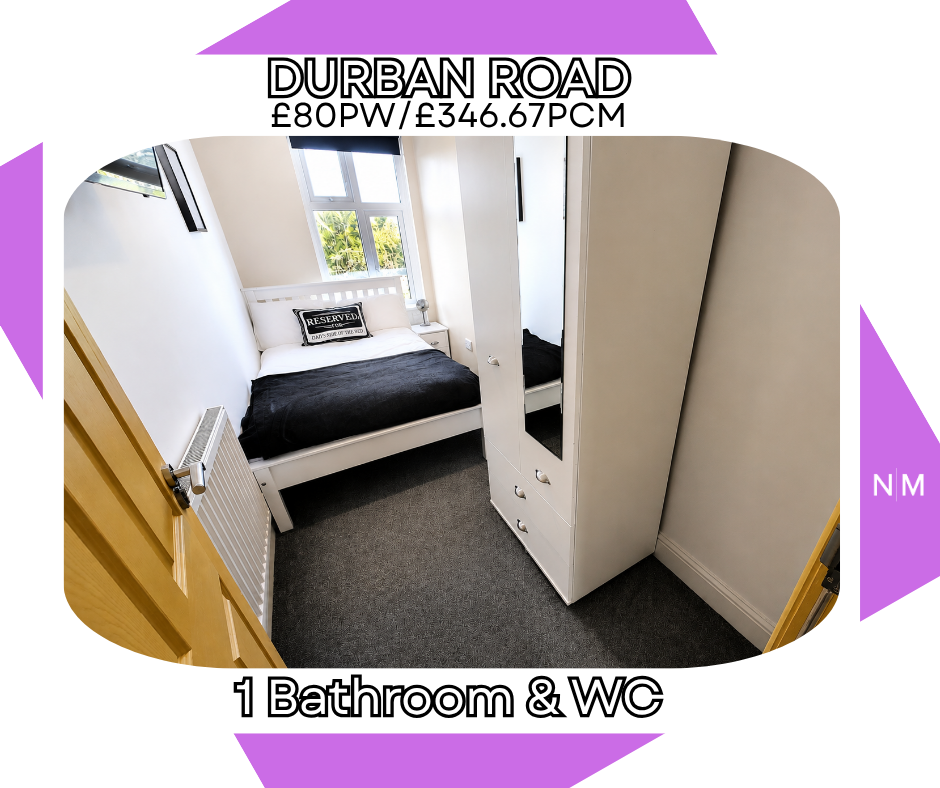 Room Durban Road in Grimsby