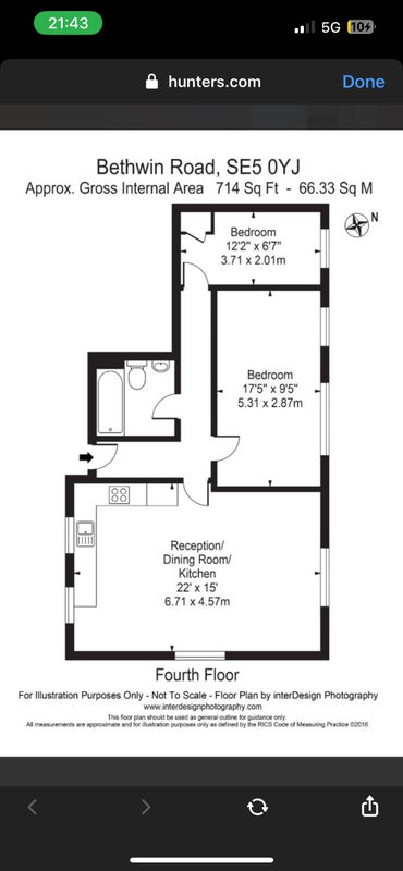 Room Bethwin Road in Greater London