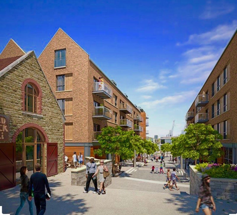 Flat Cumberland Road in Bristol