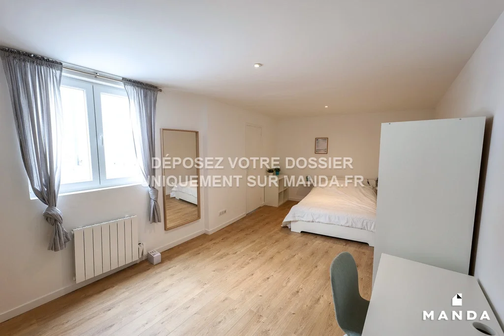 Chambre Rue de l'Amiral Courbet à Lille