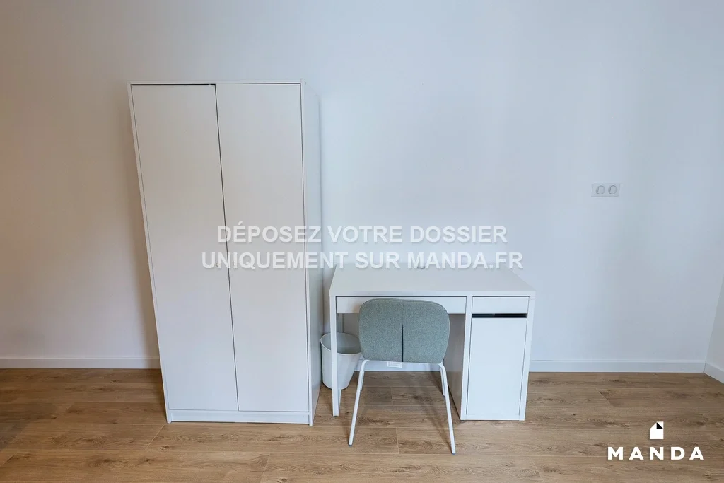 Chambre Rue de l'Amiral Courbet à Lille