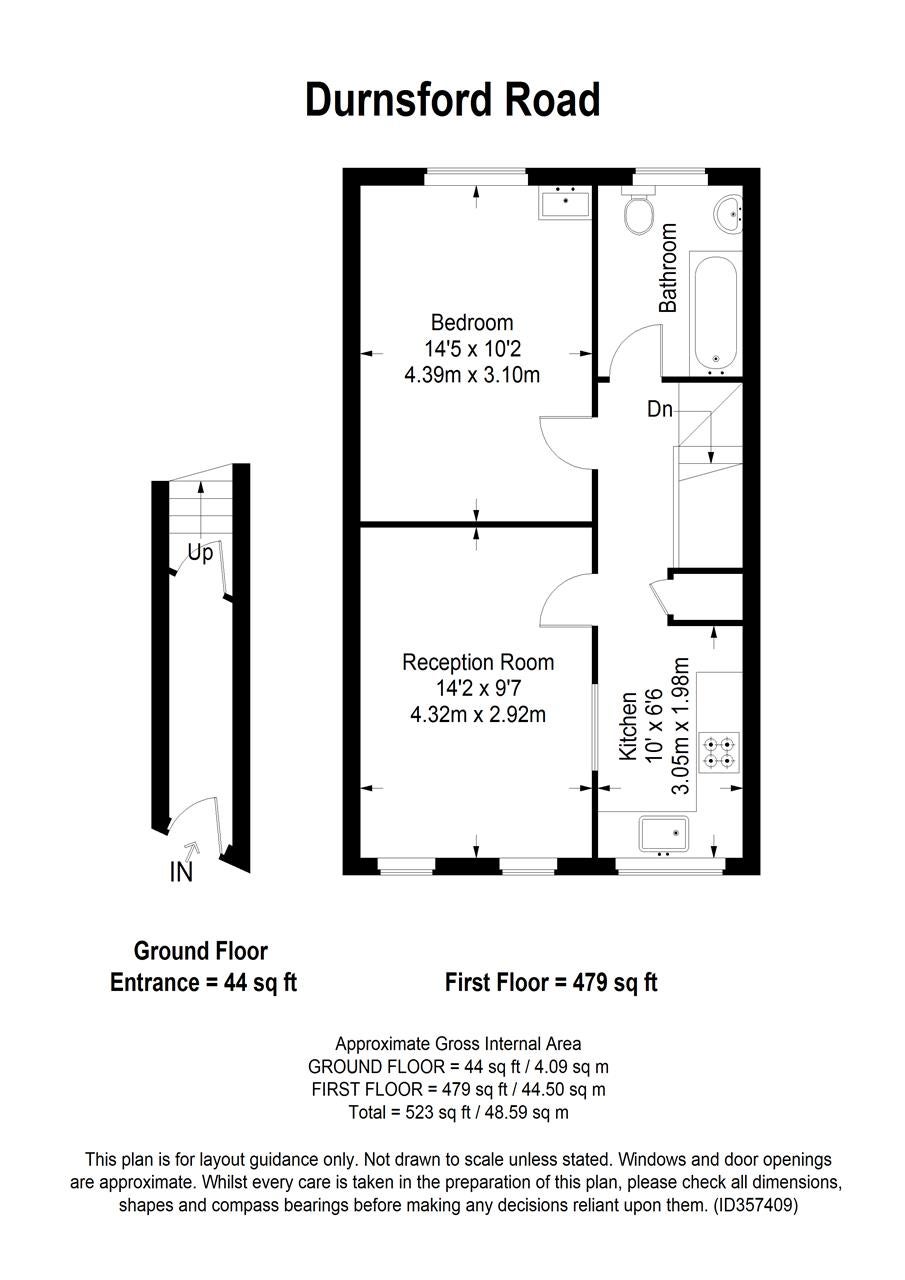 Flat Durnsford Road in Greater London