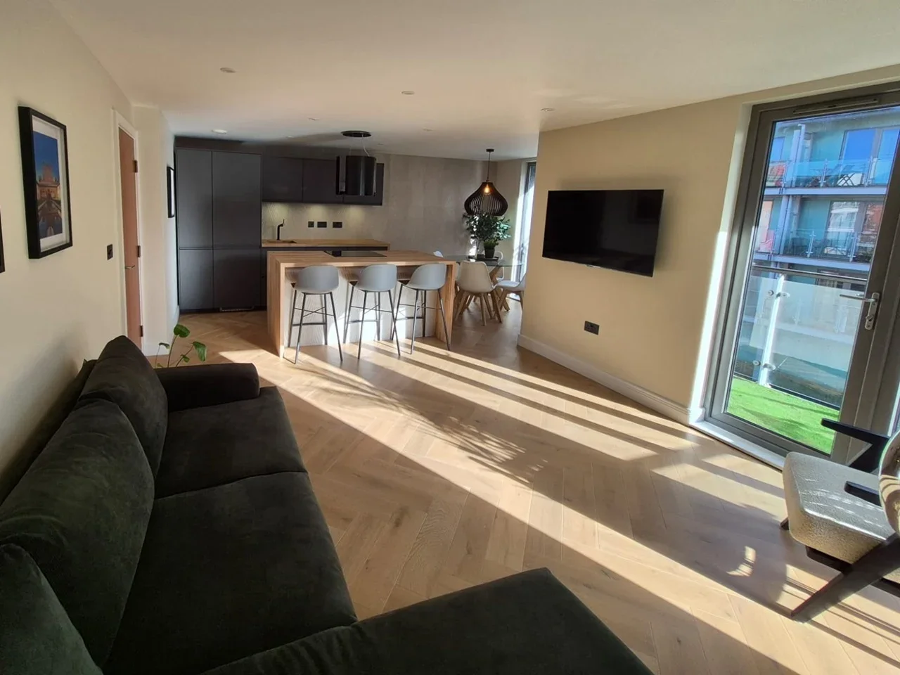 Flat Worsdell Drive in Gateshead