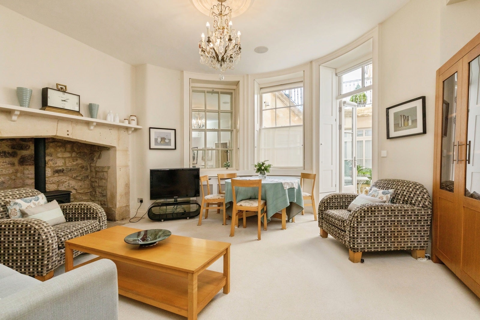 Flat Royal Crescent in Bath