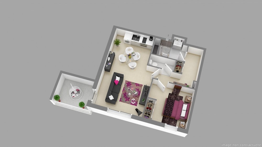 Appartement Chemin du Château d'Eau à Seysses
