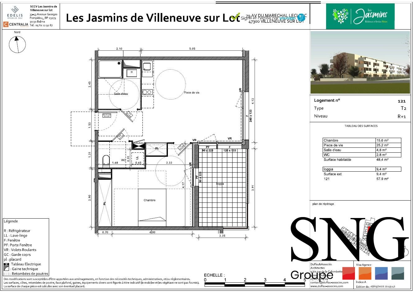Appartement Avenue du Maréchal Leclerc à Villeneuve-sur-Lot