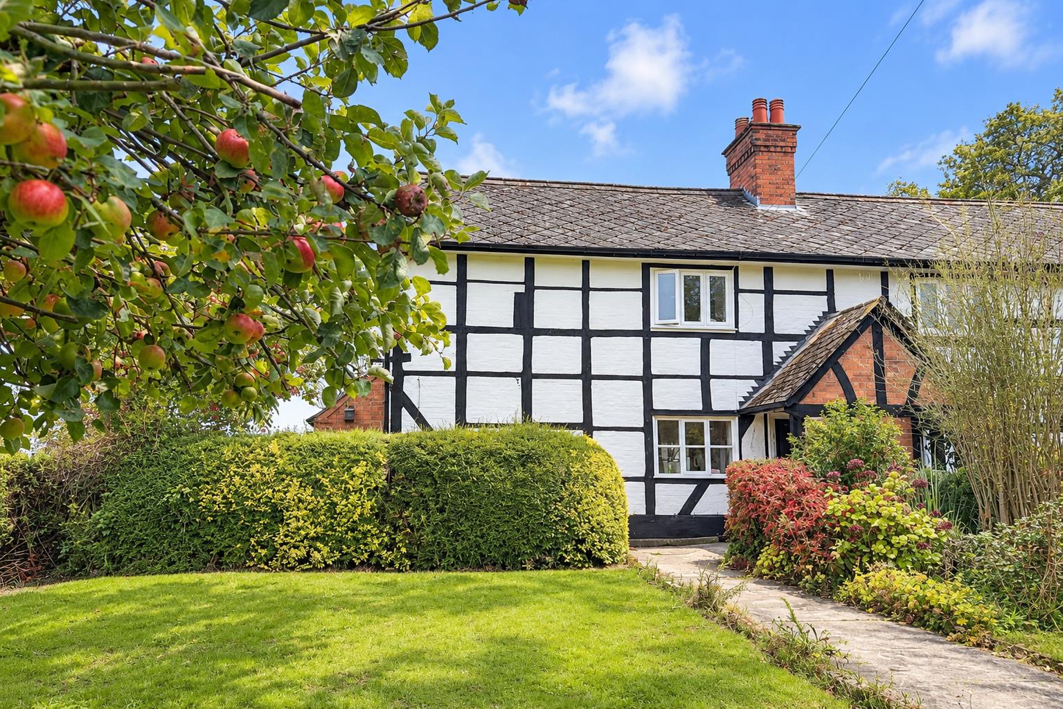 House Wood Road in Hadnall