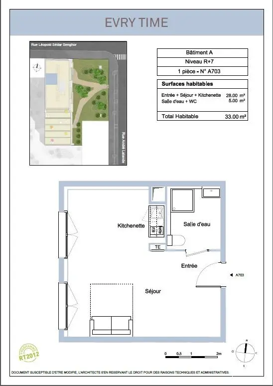 Appartement Rue André Lalande à Évry