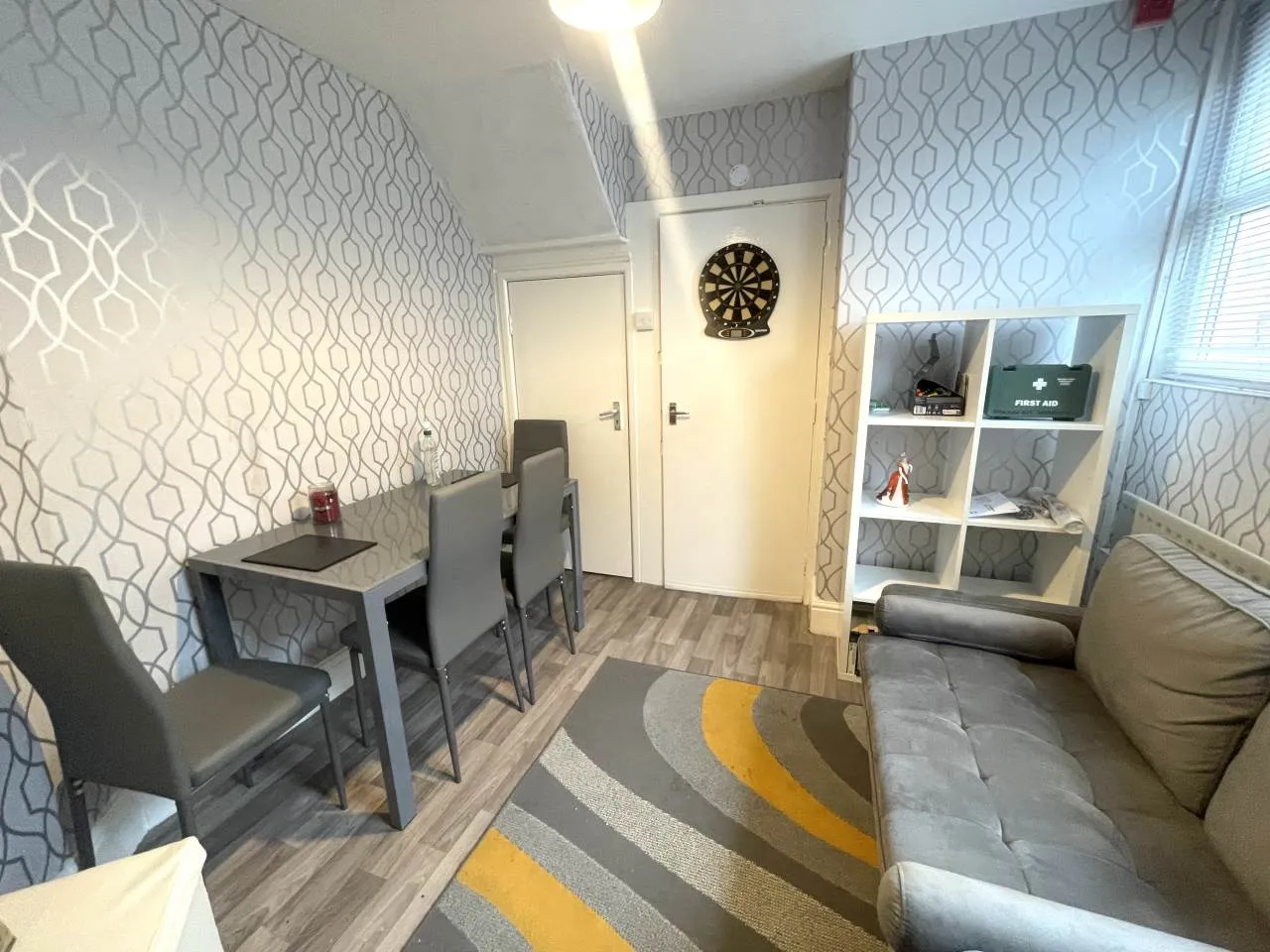 Flat High Street in Aberystwyth