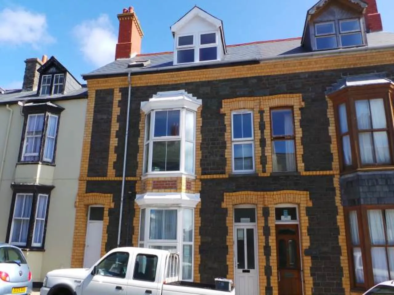 Flat High Street in Aberystwyth