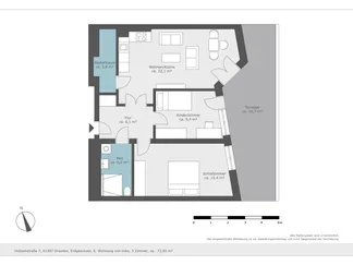 Wohnung Holbeinstraße in Dresden