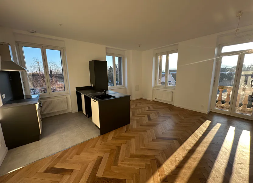 Flat Route d'Ebersheim in Scherwiller